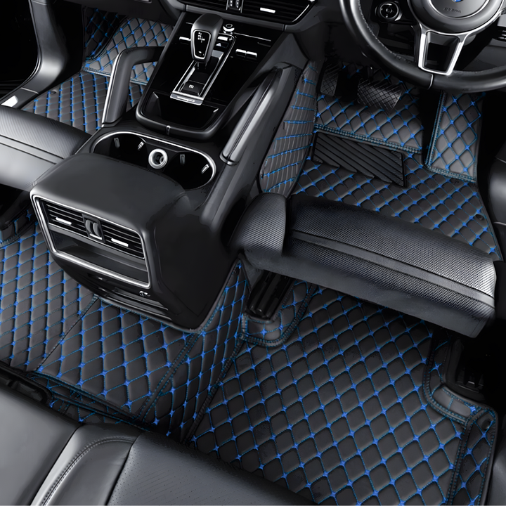 Black And Blue Stitching