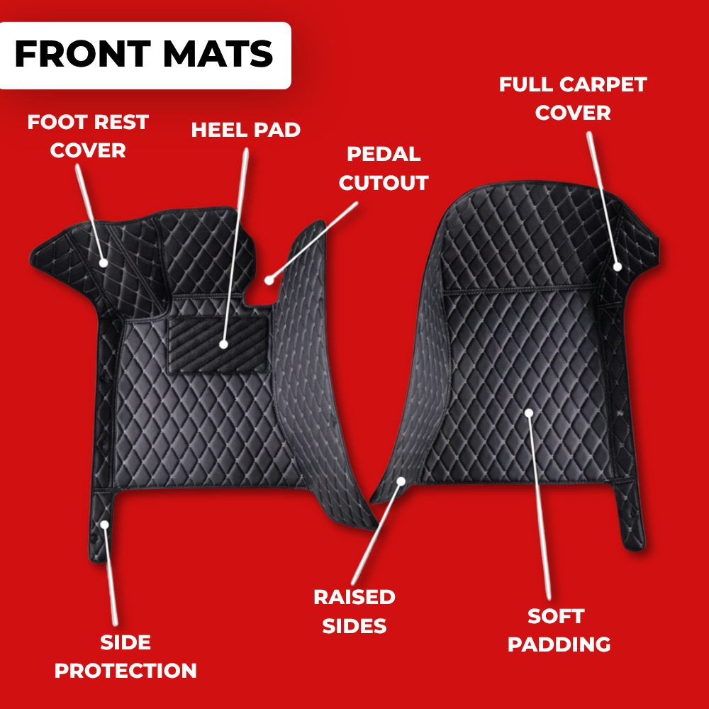 Custom-Fit Car Mats + 5 FREE GIFTS