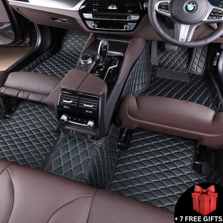 Black And Green Stitching