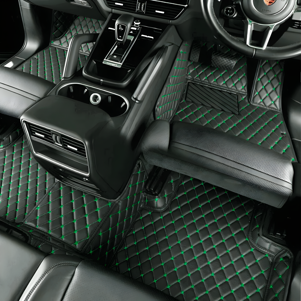 Black And Green Stitching