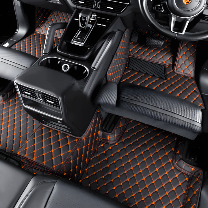 Black And Orange Stitching