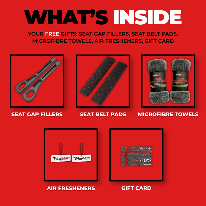 Custom-Fit Car Mats + 5 FREE GIFTS